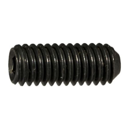 Midwest Fastener 4mm-0.7 x 10mm Plain Class 14.9 Steel Coarse Thread Cup Point Hex Socket Headless Set Screws 10PK 62504